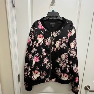 Forever 21 plus Floral Bomber Condition Size 3x Excellent used condition